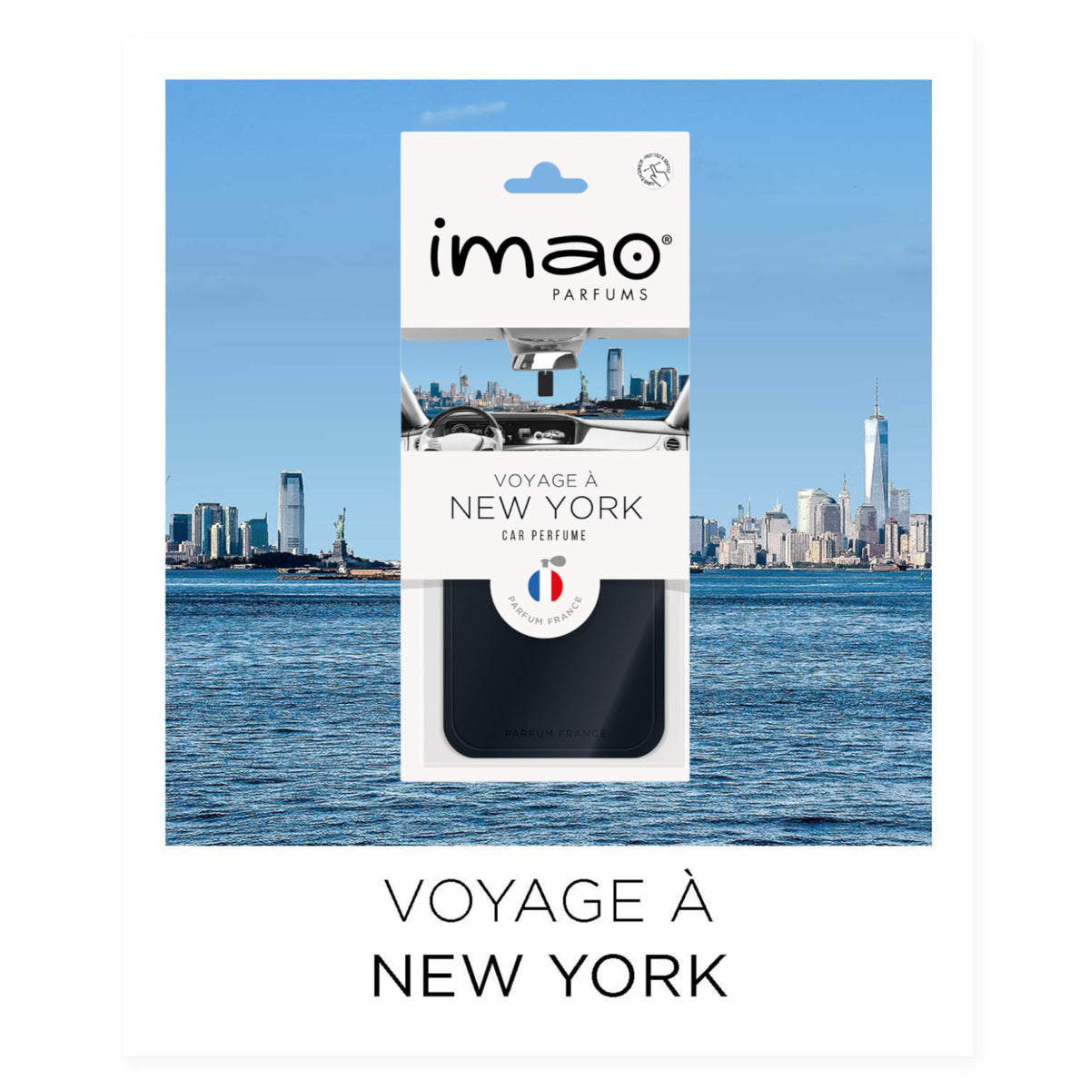 Scented Card Imao NEW YORK * Air Freshener * Car Fragrance - Home - Office