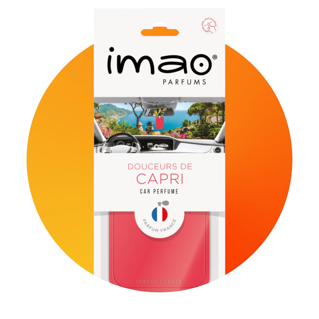 Scented Card Imao CAPRI * Air Freshener * Car Fragrance - Home - Office