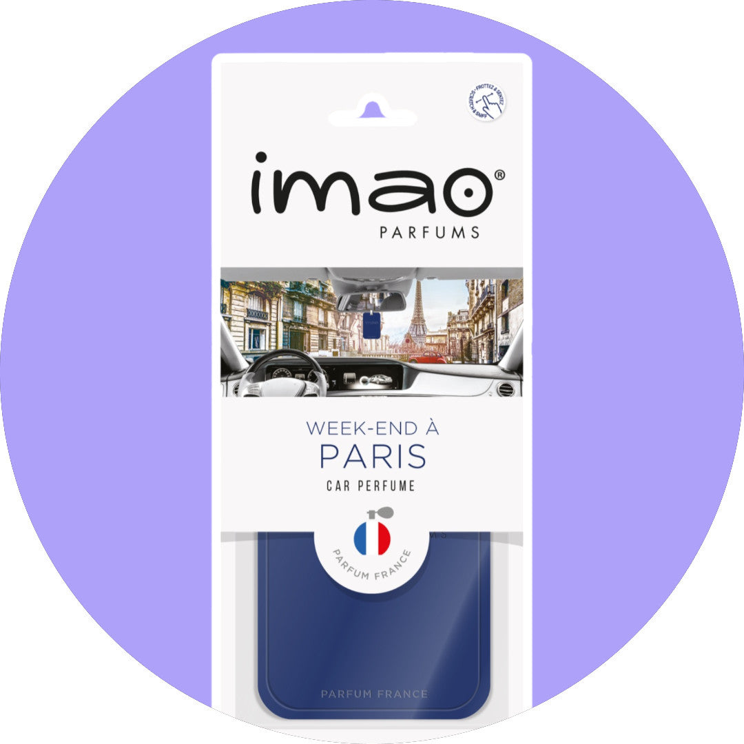 Scented Card Imao PARIS * Air Freshener * Car Fragrance - Home - Office