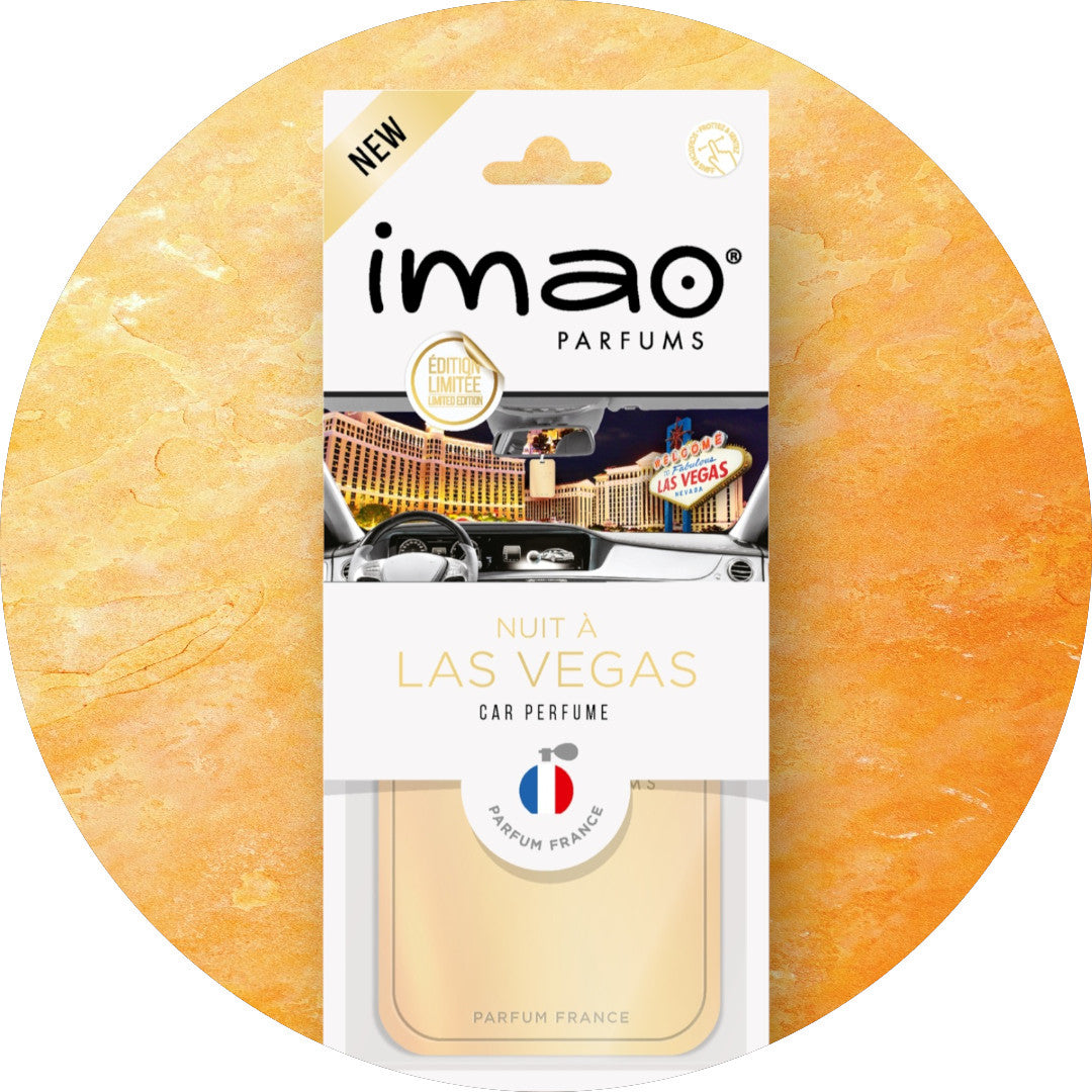 Scented Card Imao LAS VEGAS * Air Freshener * Car Fragrance - Home - Office